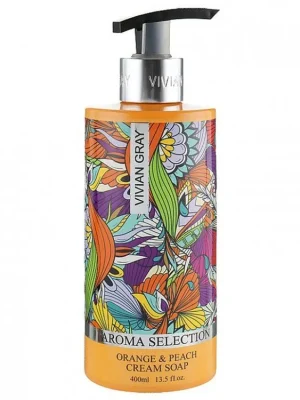 Cenově Výhodný VIVIAN GRAY Aroma Selection Orange And Peach Cream Soap 400ml - luxusní krémové mýdlo