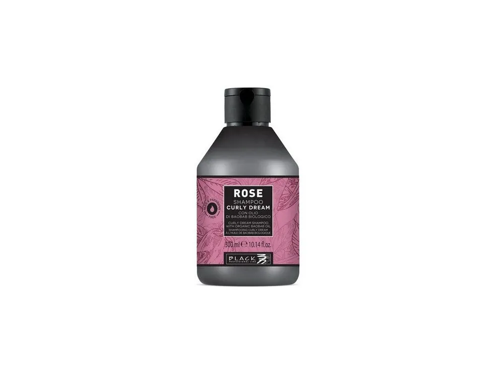BLACK Rose Shampoo Curly Dream 300ml - šampon pro vlnité nebo kudrnaté vlasy Časově Omezené