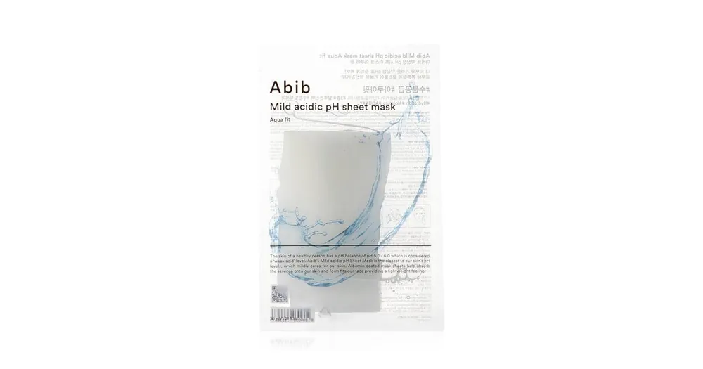 Výhodná Nabídka Abib Mild Acidic Ph Sheet Mask Aqua Fit 30 ml