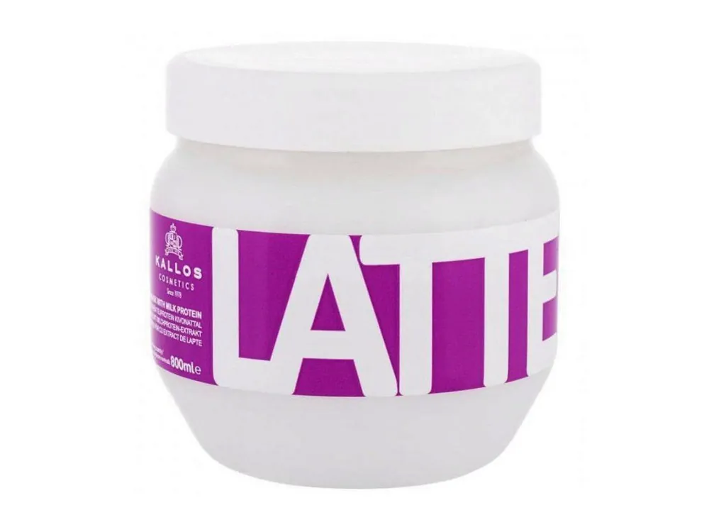 KALLOS Cosmetics Latte Hair Mask 800ml - maska na vlasy poškozené a po trvalé ondulaci Pouze Dnes