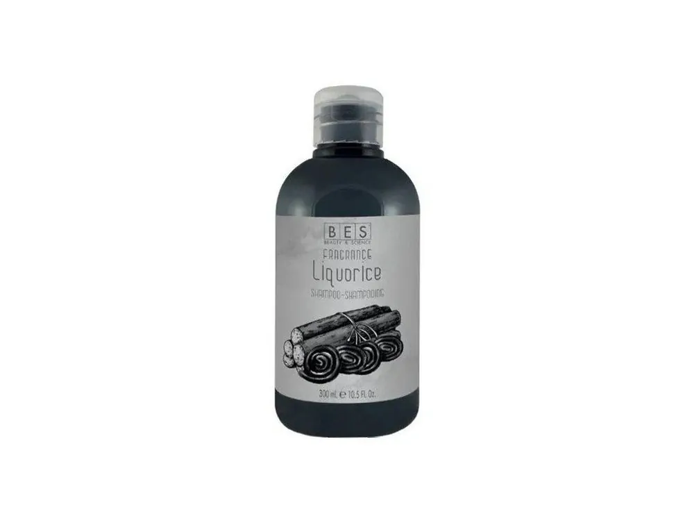 BES Fragrance Liquorice Shampoo 300ml - vlasový šampon s vůní lékořice Dokud Zásoby Vydrží