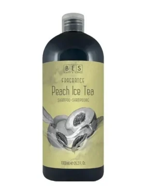 BES Fragrance Peach Ice Tea Shampoo 1000ml - vlasový šampon s vůní broskve Finální Výprodej