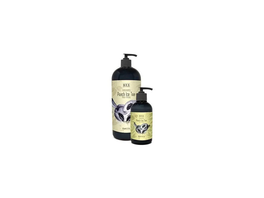 Víkendová Akce BES Fragrance Peach Ice Tea Mask 1000ml - vlasová maska s vůní broskve