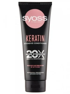 Horká Nabídka SYOSS Professional Keratin Intensive Condicioner 250ml - balzám na vlasy proti lámavosti