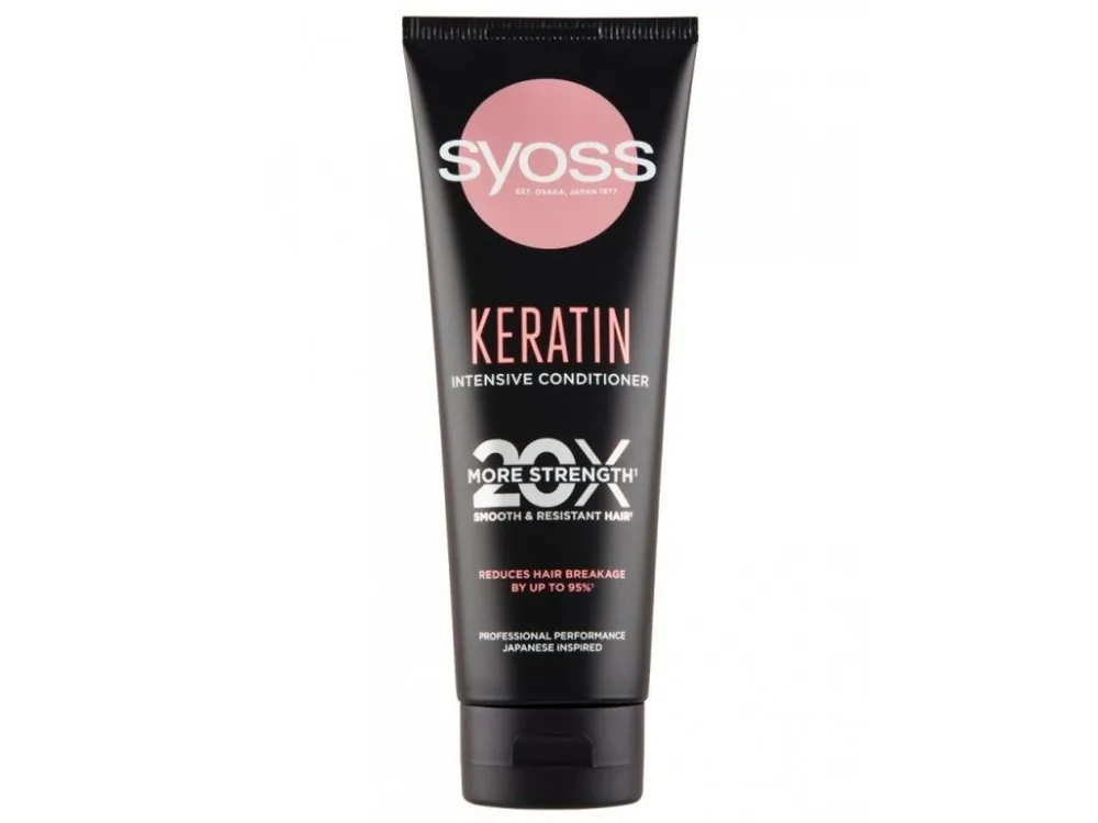 Horká Nabídka SYOSS Professional Keratin Intensive Condicioner 250ml - balzám na vlasy proti lámavosti
