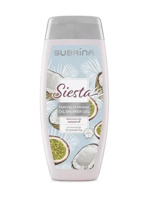 SUBRÍNA Shower Gel Siesta - sprchový gel s kokosovým olejem 250ml Expresní Doručení
