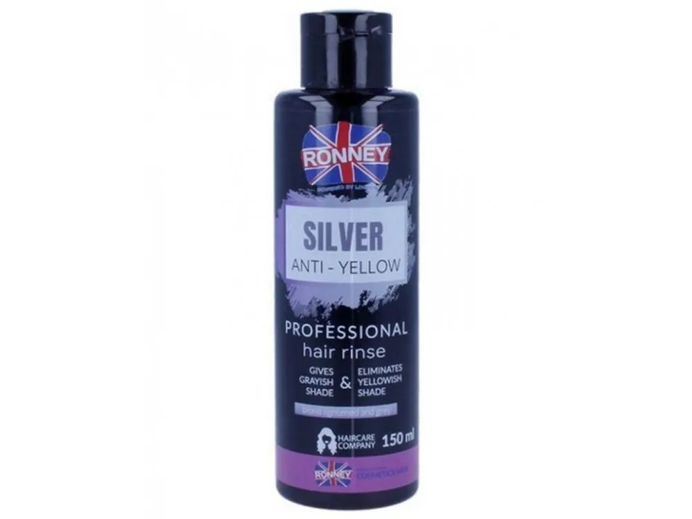 Top Prodej RONNEY Silver Anti-Yellow Hair Rinse 150ml - přeliv proti žlutému nádechu vlasů