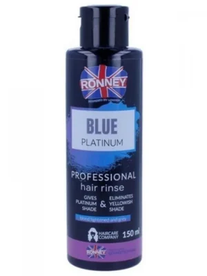 Pouze Dnes RONNEY Blue Platinum Hair Rinse 150ml - přeliv proti žlutému nádechu vlasů