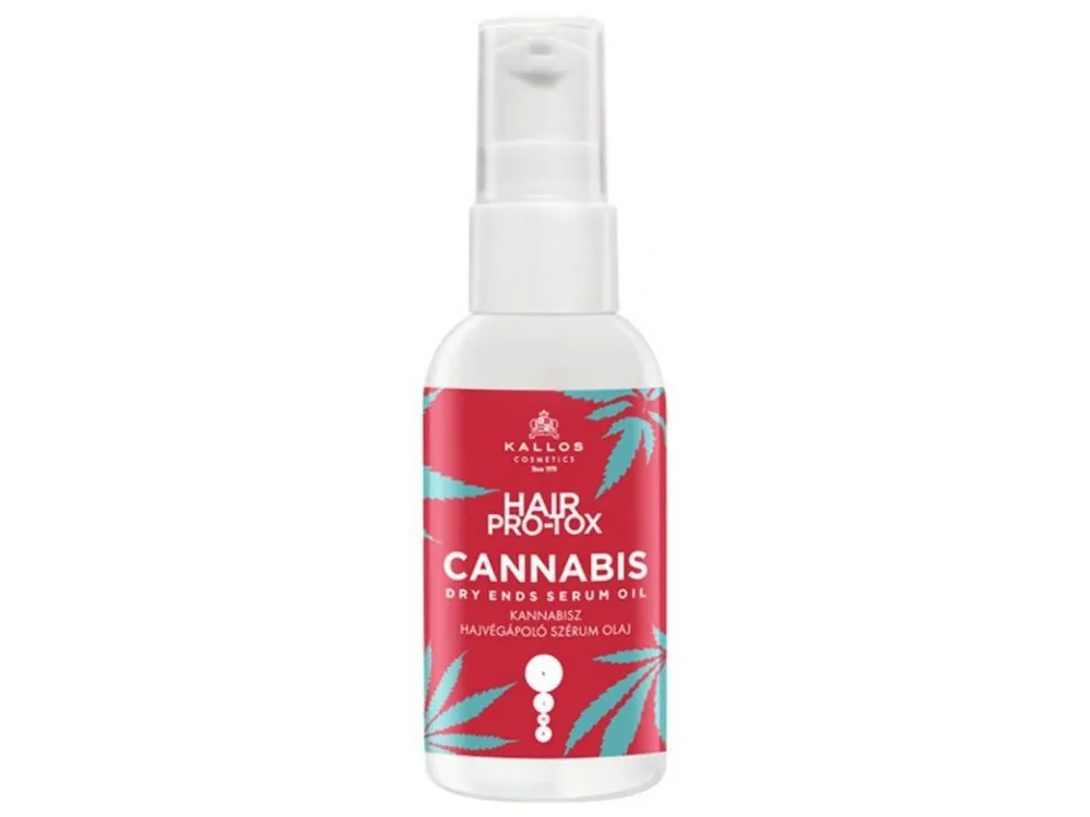 Bezpečná Platba KALLOS Cannabis Pro-Tox Cannabis Dry Ends Serum 50ml - sérum na konečky vlasů
