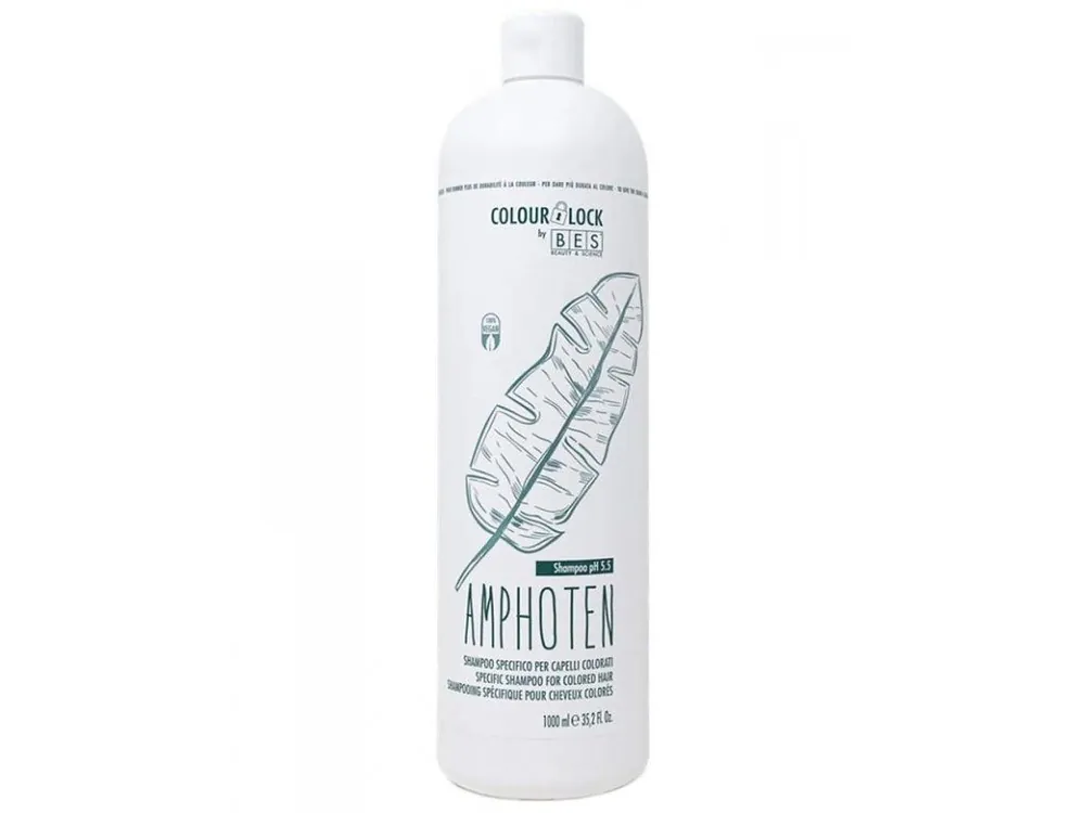 BES Colour Lock Amphoten Shampoo 1000ml pH 5,5 - šampon po barvení vlasů Vysoce Kvalitní