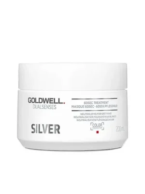Kup Teď GOLDWELL Dualsenses Silver 60sec Treatment 200ml - maska proti žlutým tónům blond vlasů