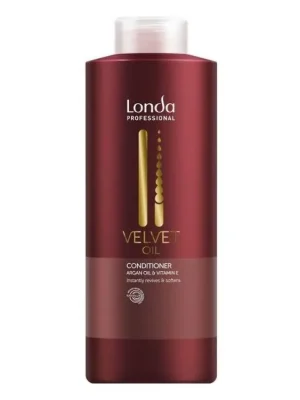 Autentický LONDA Velvet Oil Argan Oil Conditioner 1000ml - regenerační kondicioner s arganovým olejem
