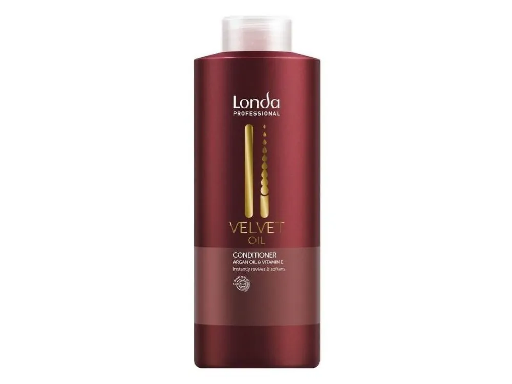 Autentický LONDA Velvet Oil Argan Oil Conditioner 1000ml - regenerační kondicioner s arganovým olejem