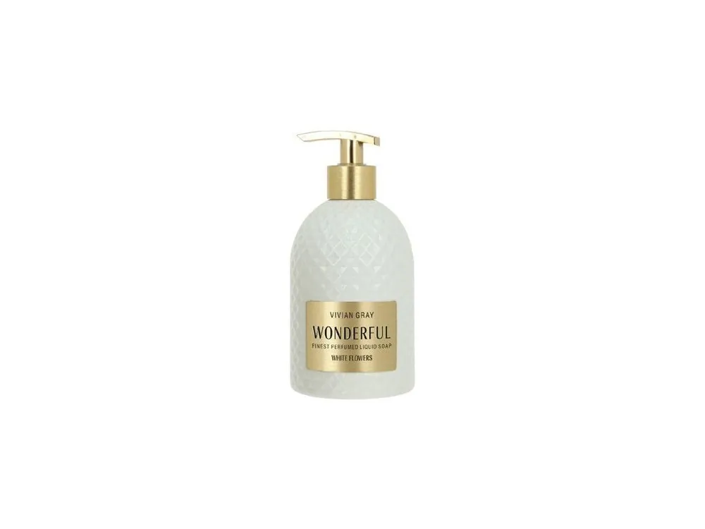 VIVIAN GRAY WHITE FLOWERS Wonderful Soap 500ml - luxusní krémové mýdlo s dávkovačem Aktuální
