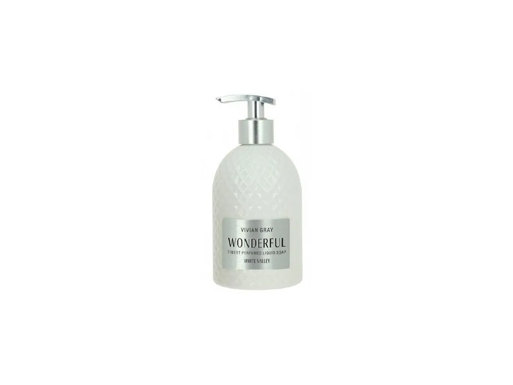 VIVIAN GRAY WHITE VALLEY Wonderful Soap 500ml - luxusní krémové mýdlo s dávkovačem Pouze Dnes