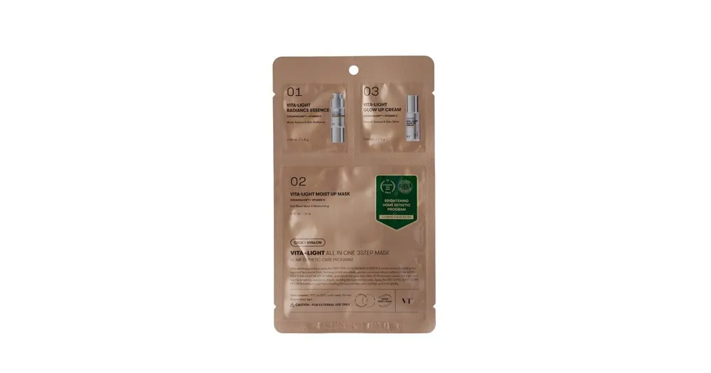 Cenový Hit VT Cosmetics Vita-Light All In One 3Step Mask 1,5 g + 1,5 g + 25 g