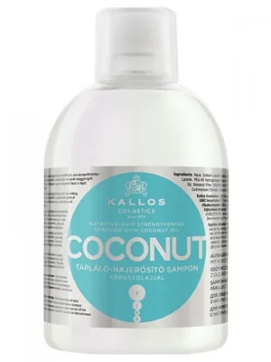 KALLOS KJMN Coconut Shampoo 1000ml - hydratační šampon na suché vlasy Dokud Zásoby Vydrží