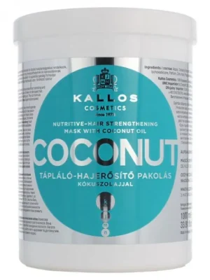 Expresní Doručení KALLOS KJMN Coconut Mask 1000ml - hydratační maska na vlasy s kokosovým olejem