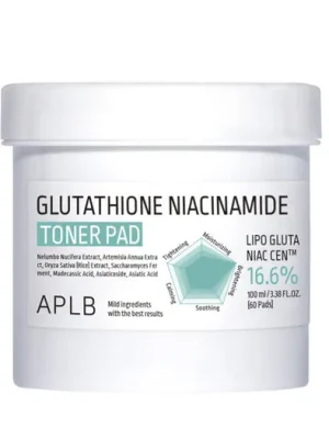 Nová Kolekce APLB Glutathione Niacinamide Toner Pad 60 ks