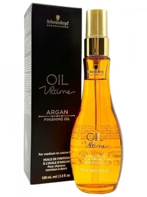 SCHWARZKOPF Oil Ultime Argan Finishing Oil 100ml - arganový olej pro normální až silné vlasy Levný