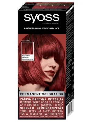 SYOSS Professional Permanentní barva na vlasy - Pompeian Red 5-72 Horká Nabídka
