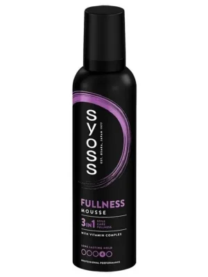 SYOSS Professional Fullness Mousse 3in1 250ml - pěnové tužidlo pro objem vlasů Ověřený
