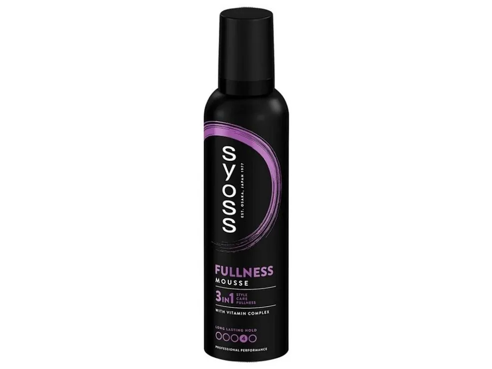 SYOSS Professional Fullness Mousse 3in1 250ml - pěnové tužidlo pro objem vlasů Ověřený
