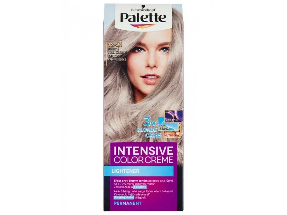 Ihned K Objednání SCHWARZKOPF Palette 12-21 Intensive Color Creme - Stříbrná popelavá blond