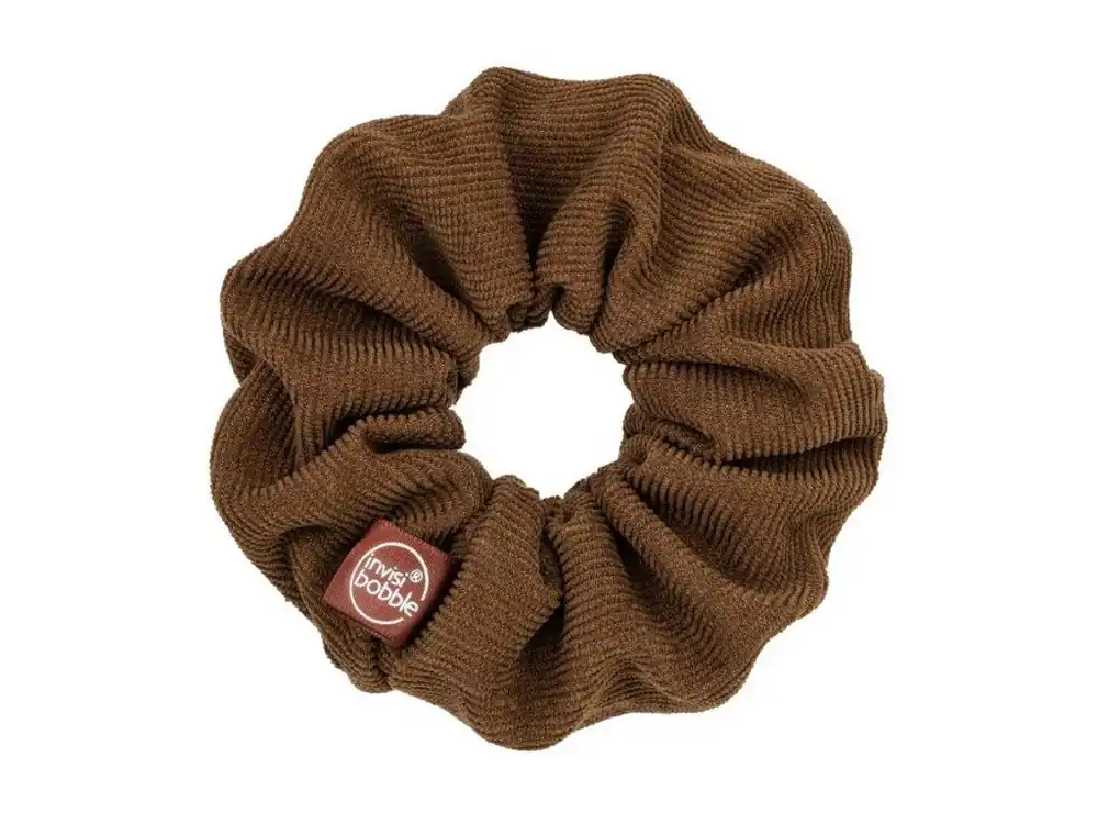 INVISIBOBBLE SPRUNCHIE Woke Up Like This - Látková gumička do vlasů - hnědá Originální