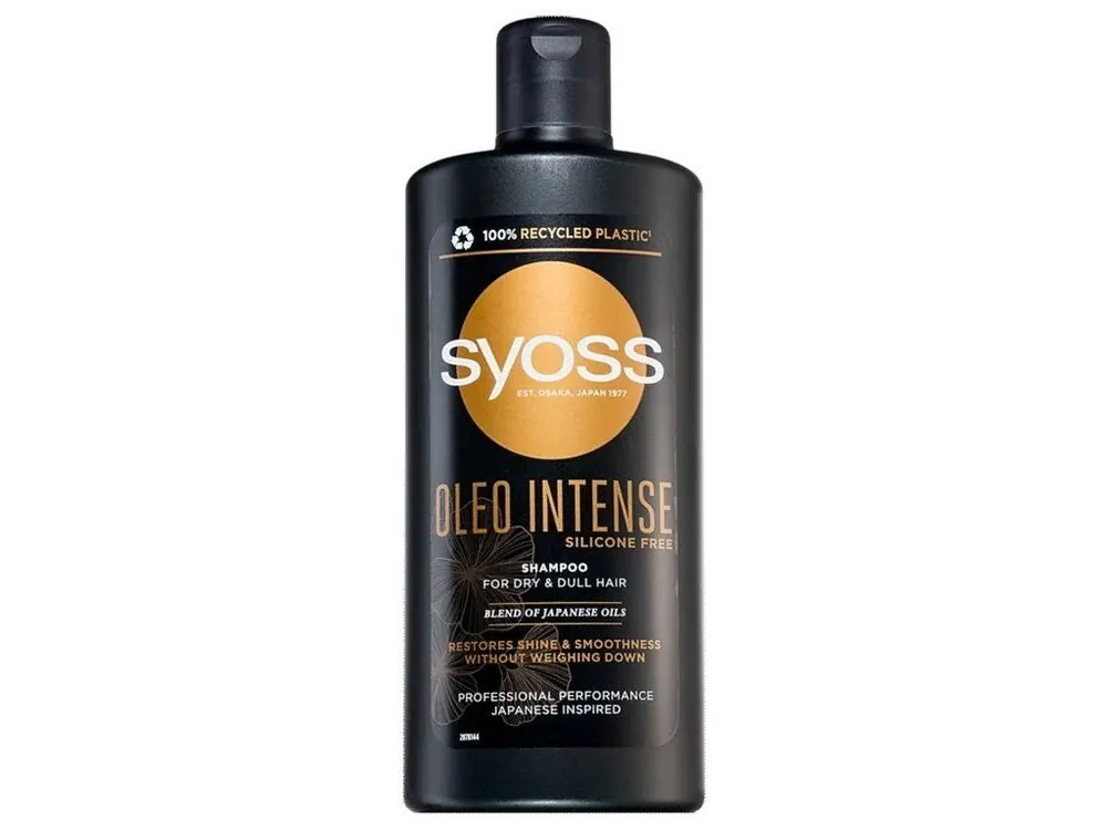 Časově Omezené SYOSS Professional Oleo Intense Shampoo 440ml - šampon pro lesk a hebkost vlasů