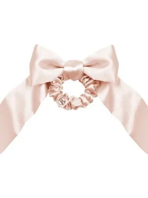 Expresní Doručení INVISIBOBBLE SPRUNCHIE SLIM Ballerina Bow - Látková gumička do vlasů s mašlí - růžová