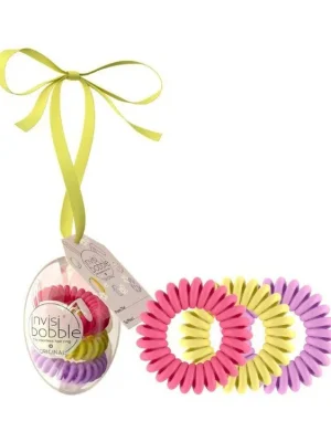 INVISIBOBBLE Original Easter Egg 3ks - Spirálové gumičky do vlasů ve vajíčku - 3 barvy Oblíbený