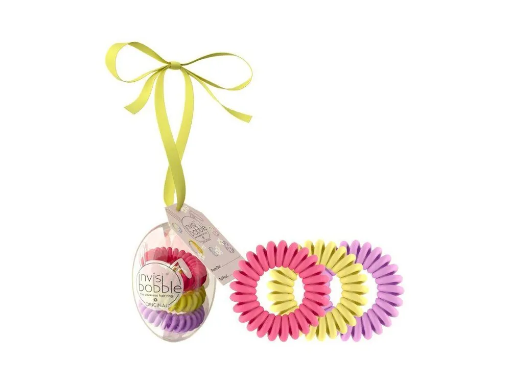 INVISIBOBBLE Original Easter Egg 3ks - Spirálové gumičky do vlasů ve vajíčku - 3 barvy Oblíbený