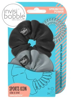 INVISIBOBBLE SPRUNCHIE DUO Been There, Run That + Power Crystal Clear Finální Výprodej