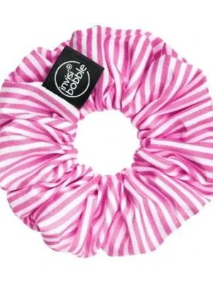 INVISIBOBBLE SPRUNCHIE Stripes Up - Látková gumička do vlasů - růžovo bílá Kup Teď