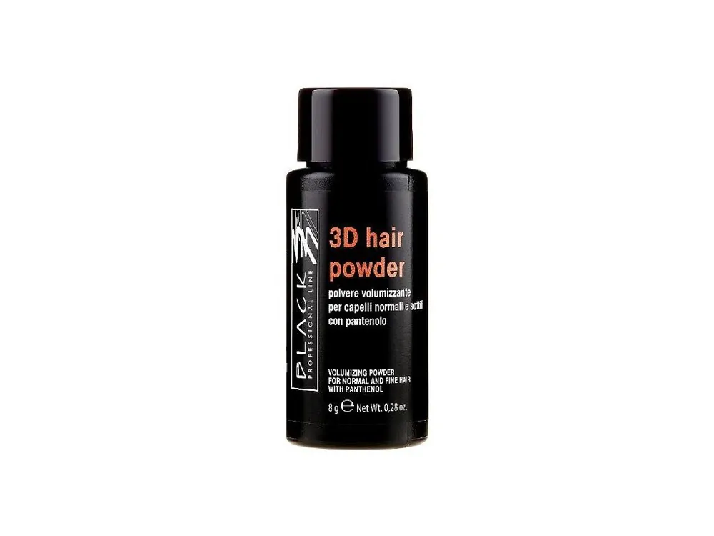 BLACK Professional 3D Hair Powder With Panthenol 8g - objemový pudr pro jemné vlasy Objednat Nyní