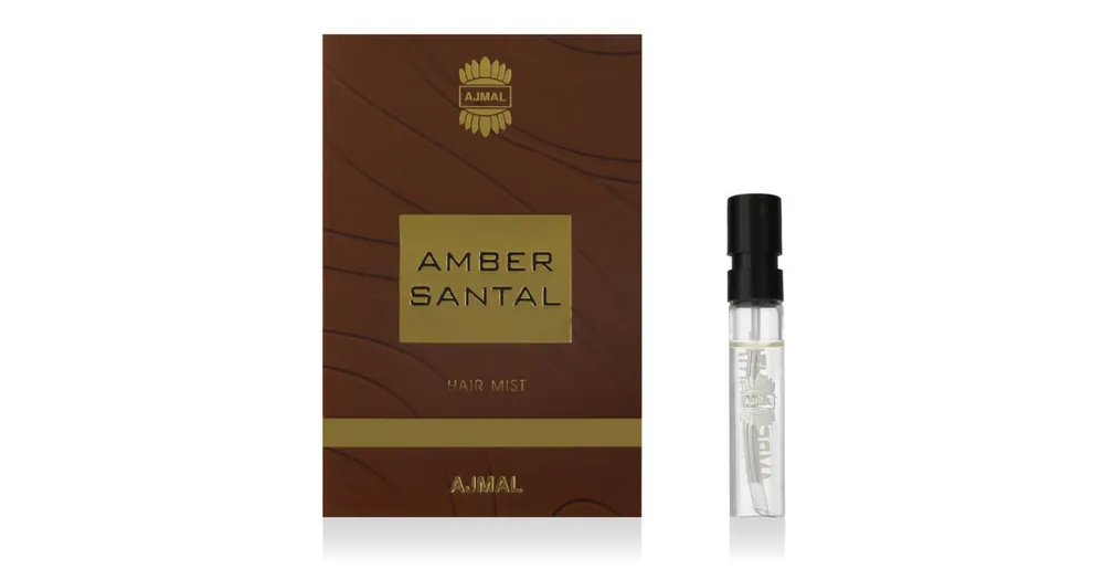 Akce Ajmal Amber Santal vlasový sprej vzorek 1.5 ml UNISEX