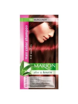 Nejlepší Volba MARION Hair Color Shampoo 98 Burgundy - barevný tónovací šampon 40ml - burgundská červeň