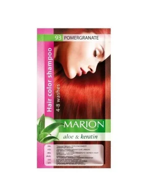 Značkový MARION Hair Color Shampoo 93 Pomegranate - barevný tónovací šampon 40ml - granátově červená