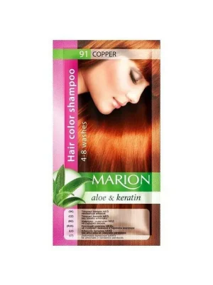 Koupit Online MARION Hair Color Shampoo 91 Copper - barevný tónovací šampon 40ml - měděná