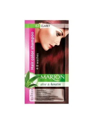 Zlevněný MARION Hair Color Shampoo 67 Claret - barevný tónovací šampon 40ml - tmavá bordó