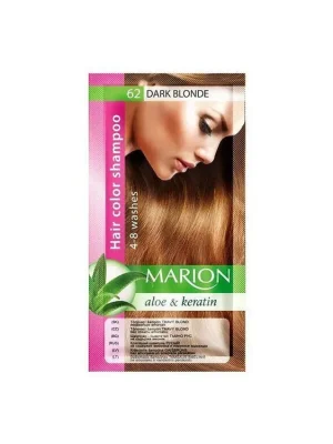 MARION Hair Color Shampoo 62 Dark Blonde - barevný tónovací šampon 40ml - tmavá blond Nejlepší Cena