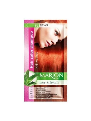 MARION Hair Color Shampoo 92 Titian - barevný tónovací šampon 40ml - tizián Must-Have