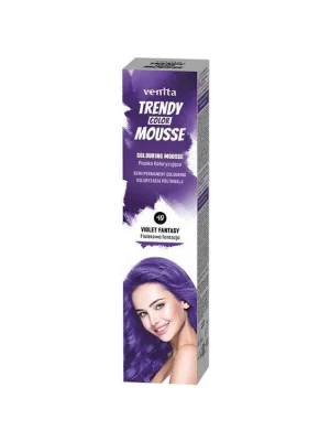 VENITA Trendy Color Mousse 40 VIOLET FANTASY - barevné pěnové tužidlo 75ml - fialové Finální Výprodej