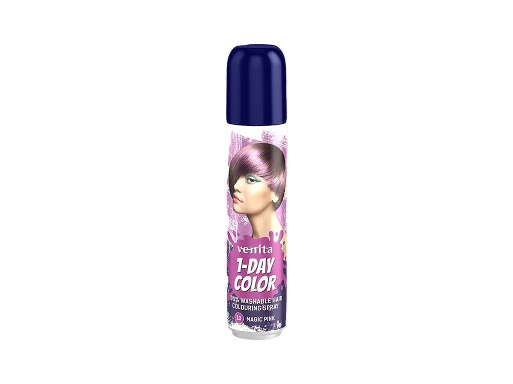 VENITA 1-DAY Colouring Spray 13 MAGIC PINK - barevný sprej na vlasy 50ml - růžovo fialový Koupit Online