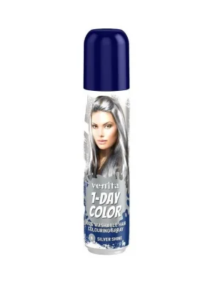 VENITA 1-DAY Colouring Spray 6 SILVER SHINE - barevný sprej na vlasy 50ml - stříbrný Tovární Cena