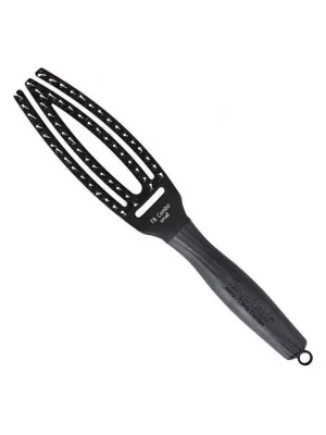 Bezpečná Platba OLIVIA GARDEN FB1PC-CS Fingerbrush Combo Small Black - Profesionální kartáč s kančími štětinami