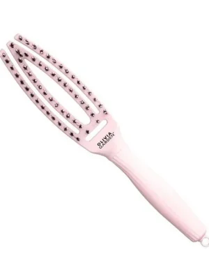 OLIVIA GARDEN FB1PC-PS Fingerbrush Small Pastel Pink - Profesionální kartáč s kančími štětinami Ihned K Objednání