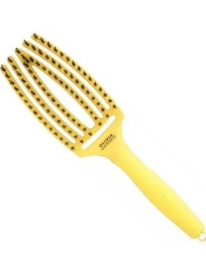 Nejlepší Cena OLIVIA GARDEN FB1PC-SL Fingerbrush Medium Sweet Lemonade - Profesionální kartáč s kančími štětinami