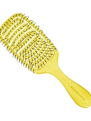Vysoce Kvalitní OLIVIA GARDEN Pride iDetangle Medium Yellow - Rozčesávací kartáč na vlasy